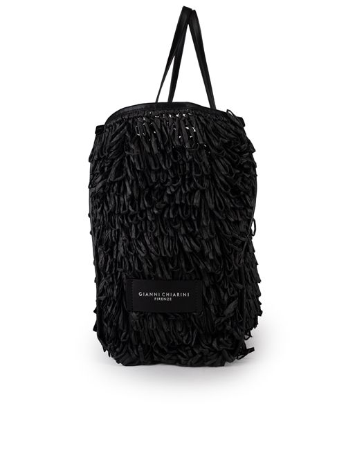 Borsa Marcella in rafia Nero GIANNI CHIARINI | BS 10680 SUMCRAZYNERO